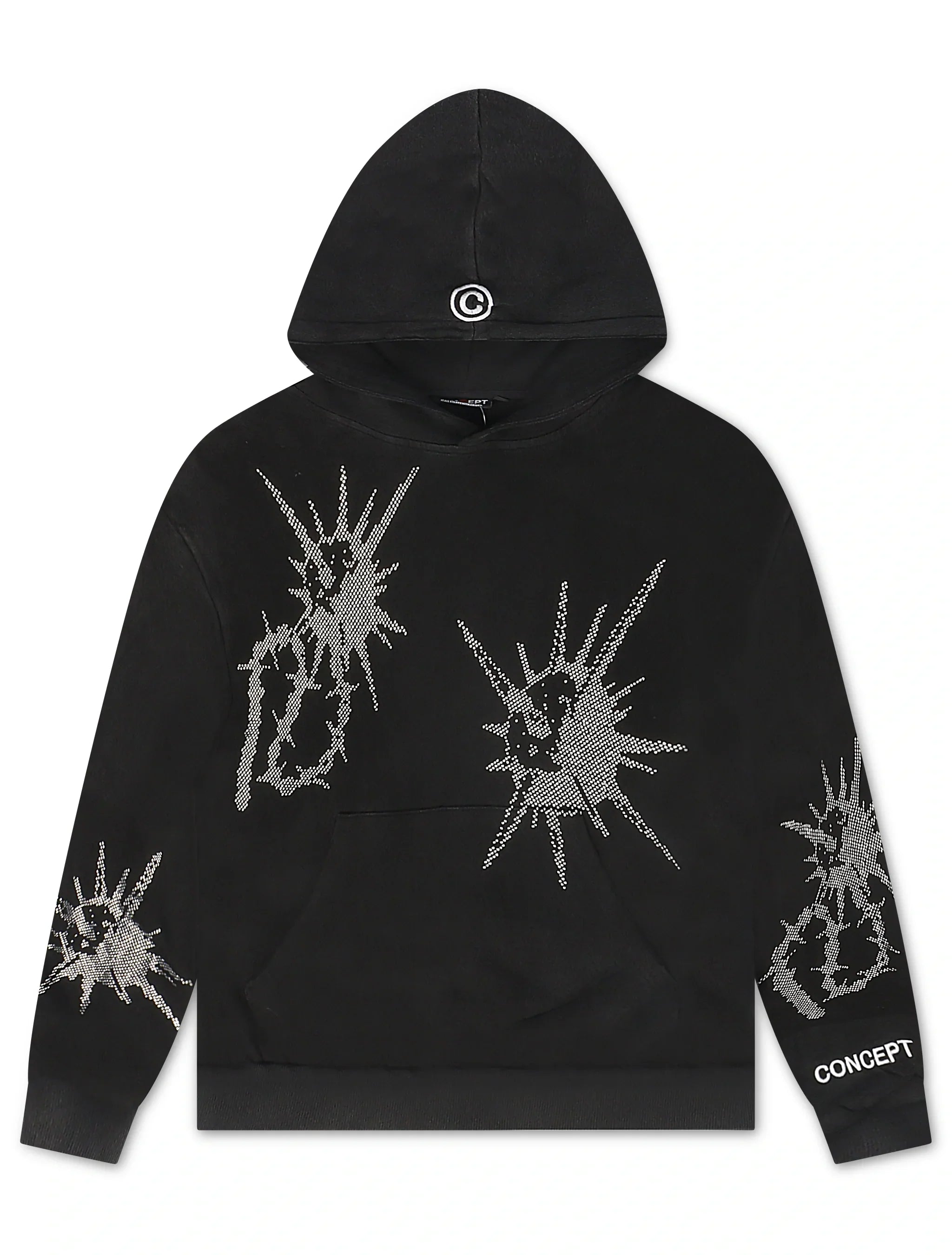 Concept LA Flail Hoodie - Black Washed
