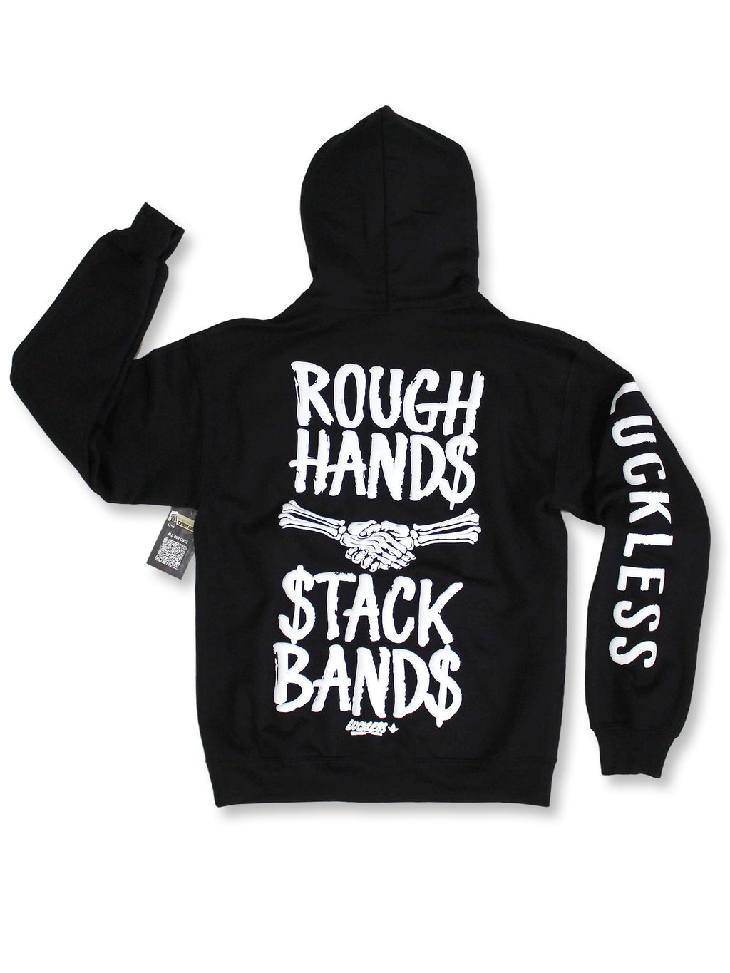 Rough Hands Stack Bands Hoodie