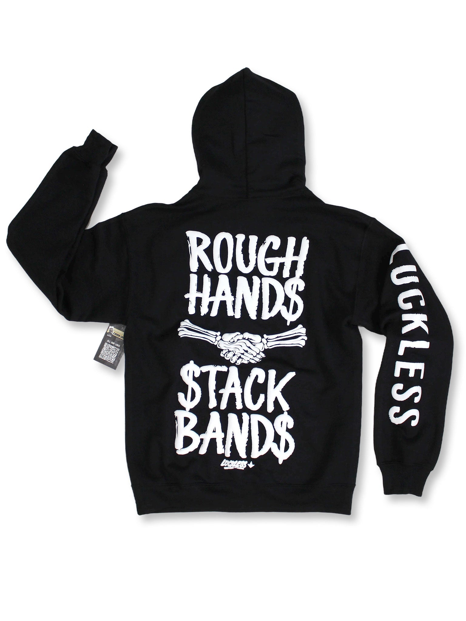 Rough Hands Stack Bands Hoodie
